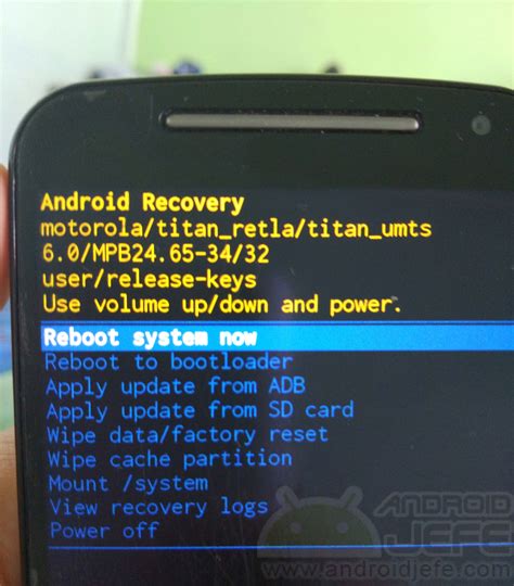 Diagrama del modo Recovery de Android