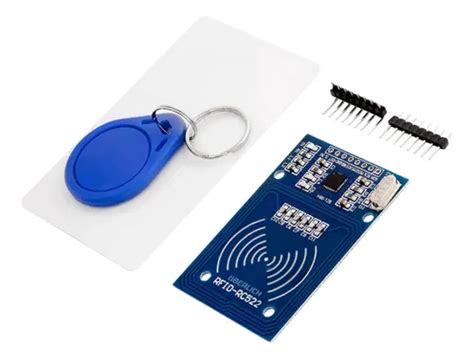 Módulo RFID RC522 con tarjeta y llavero
