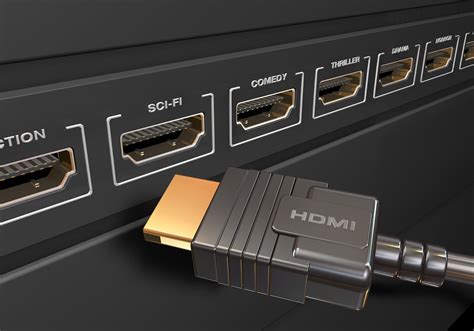 Imagen de un cable HDMI con conectores dorados de alta calidad