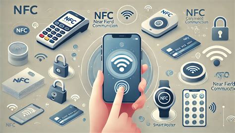 Ilustración de la tecnología NFC