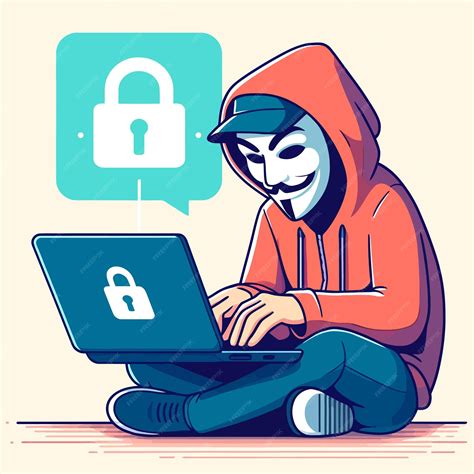 Ilustración de un hacker atacando un servidor