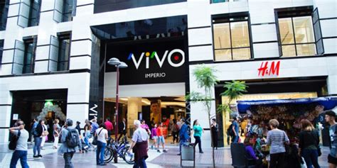 fachada del mall vivo imperio santiago