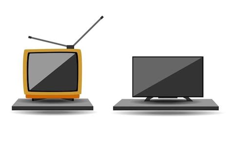 Fotografía de un moderno televisor con una salida de fibra óptica y un sistema de sonido antiguo con entradas RCA.