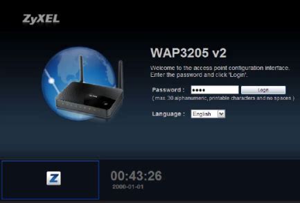 ZyXEL WAP3205 v2 en un escritorio