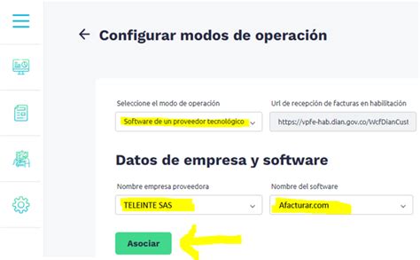 Pantalla de selección de modo de operación del WAP3205 v2
