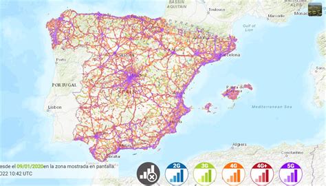 Mapa de cobertura 4G