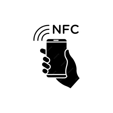 Teléfono móvil mostrando el icono de NFC