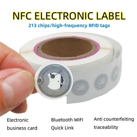 Imagen de una pegatina NFC