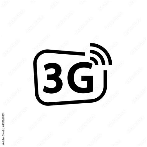 Icono de señal de red 3G