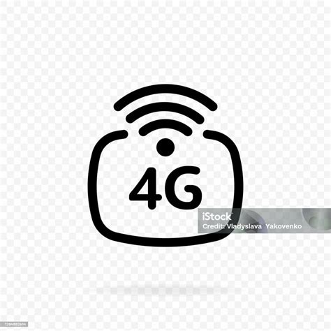 Icono de smartphone mostrando 4G LTE