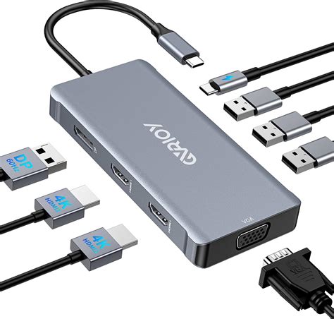 Adaptador USB a HDMI con múltiples puertos