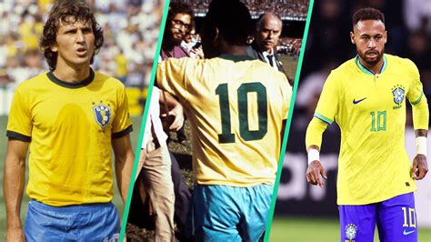 Jugadores de Brasil y Croacia saludándose antes de un partido