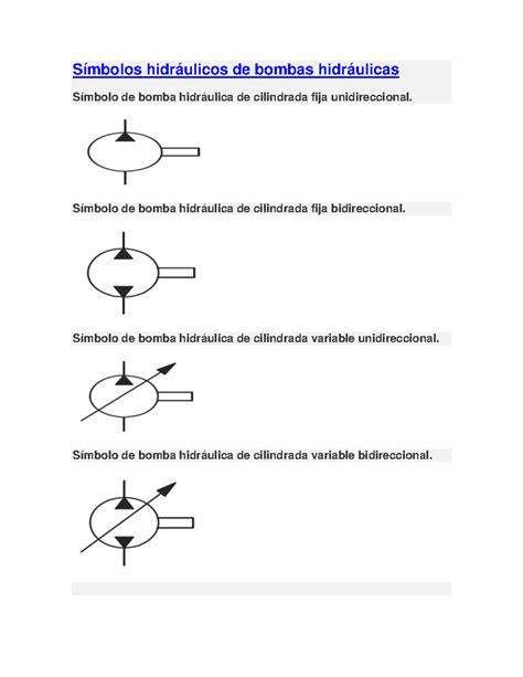 Símbolo de bomba hidráulica de engranajes