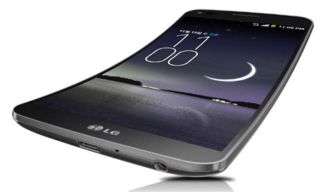 Pantalla de smartphone con interfaz LG