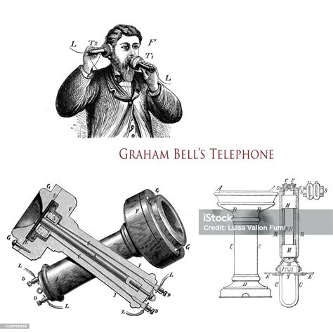 Ilustración de Alexander Graham Bell