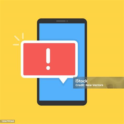 Teléfono móvil con símbolo de euro y signo de exclamación