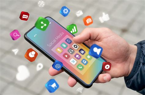 Teléfono móvil con una lista de iconos de funciones