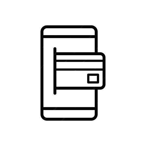 Icono de billetera digital y tarjeta de crédito