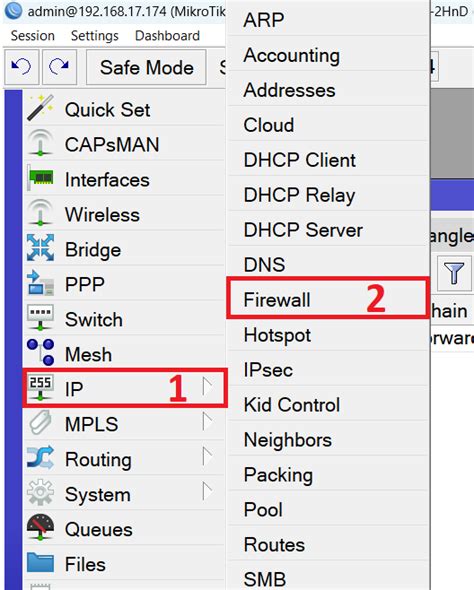 Configuración de Regla NAT Masquerade en MikroTik