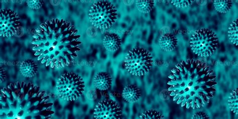 Representación microscópica de varios virus causantes de fiebre hemorrágica