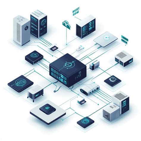 Diagrama de red Wi-Fi con varios dispositivos
