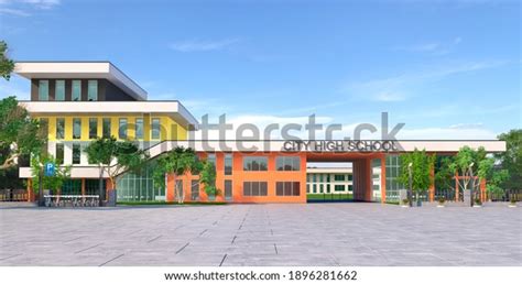 Fachada de una escuela primaria