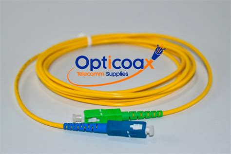 Diagrama de un patch cord de fibra óptica