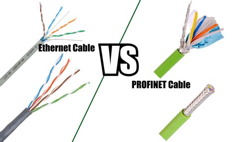 Comparación visual de un cable Ethernet genérico y un cable PROFINET certificado