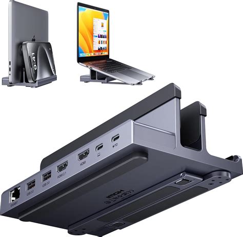 Conexión de laptop a monitor externo con cable USB-C a HDMI