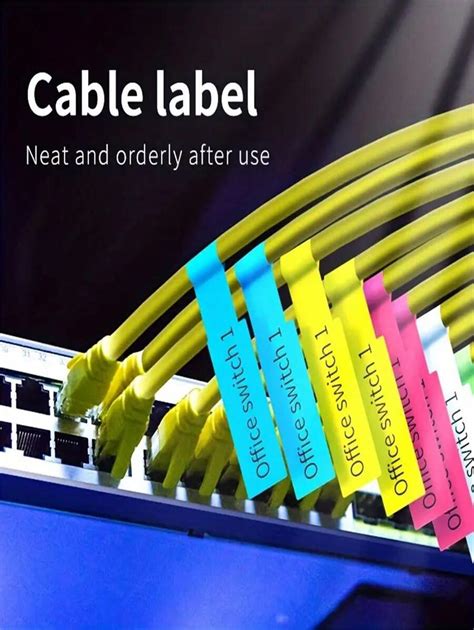 Etiquetas de categoría en cables Ethernet