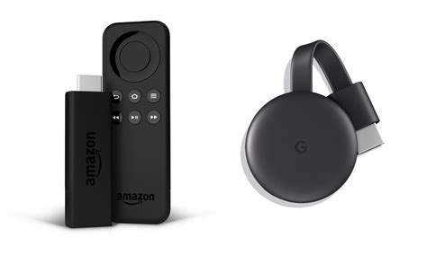 Dispositivos Chromecast y Fire TV Stick