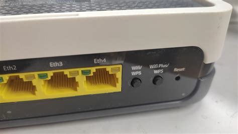 Botón WPS en un router