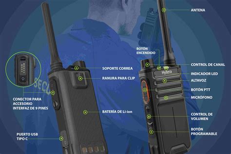 Conector de accesorios de un radio Kenwood TK-7102H