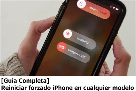 Diagrama de botones de un smartphone para reinicio forzado
