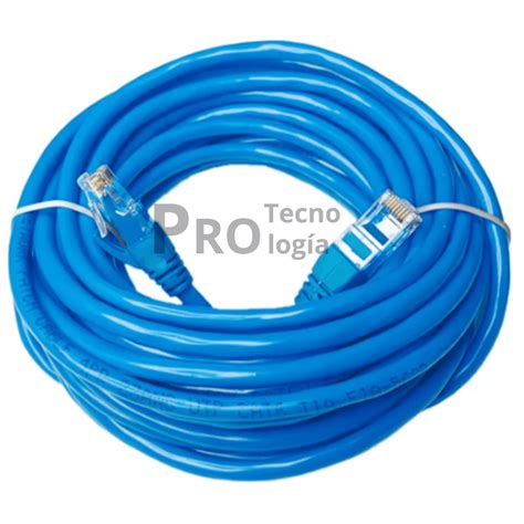 Cable UTP Cat 6 conectado a un switch de red