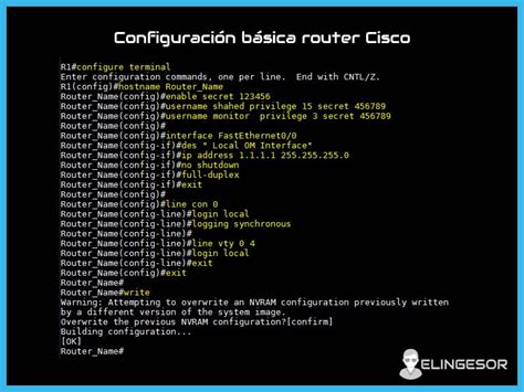Flujo de configuración de RIP en un router Cisco
