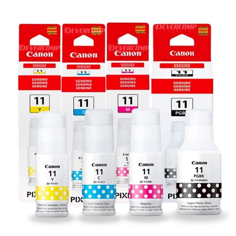 Botellas de tinta Canon GI-11