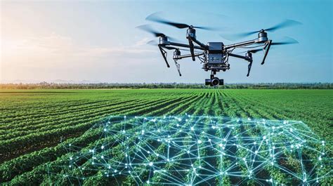 Imagen de un sensor IoT en un campo agrícola.