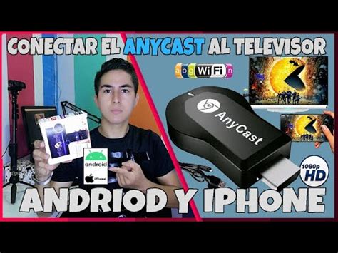 Dispositivo AnyCast conectado a un televisor