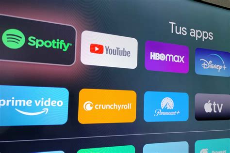 Interfaz de una aplicación de streaming multimedia en un smartphone