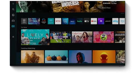 Interfaz de Samsung DeX en un Smart TV