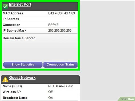 Captura de pantalla de la configuración de reenvío de puertos en un router Netgear