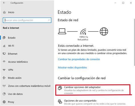 Configuración de red en Mac para compartir internet