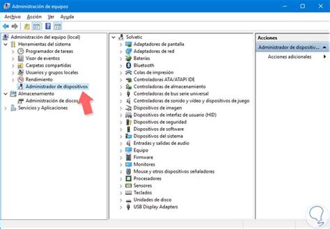 Icono del Administrador de Dispositivos de Windows 7