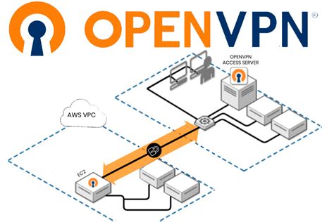 Diagrama de conexión VPN con OpenVPN