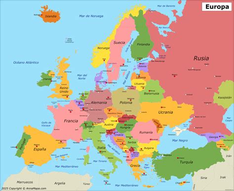 Mapa de Europa con el logo de Movistar+