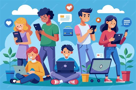 Clientes usando laptops y smartphones