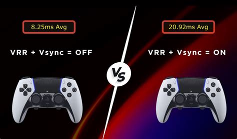 Gráfico comparativo VRR vs. VSync