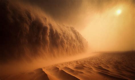 Desierto de la Ruta 111 con tormenta de arena