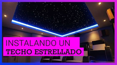 Ilustración de un techo estrellado de fibra óptica